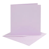 Karty firmy Creativ i koperty Light Purple, 4st.