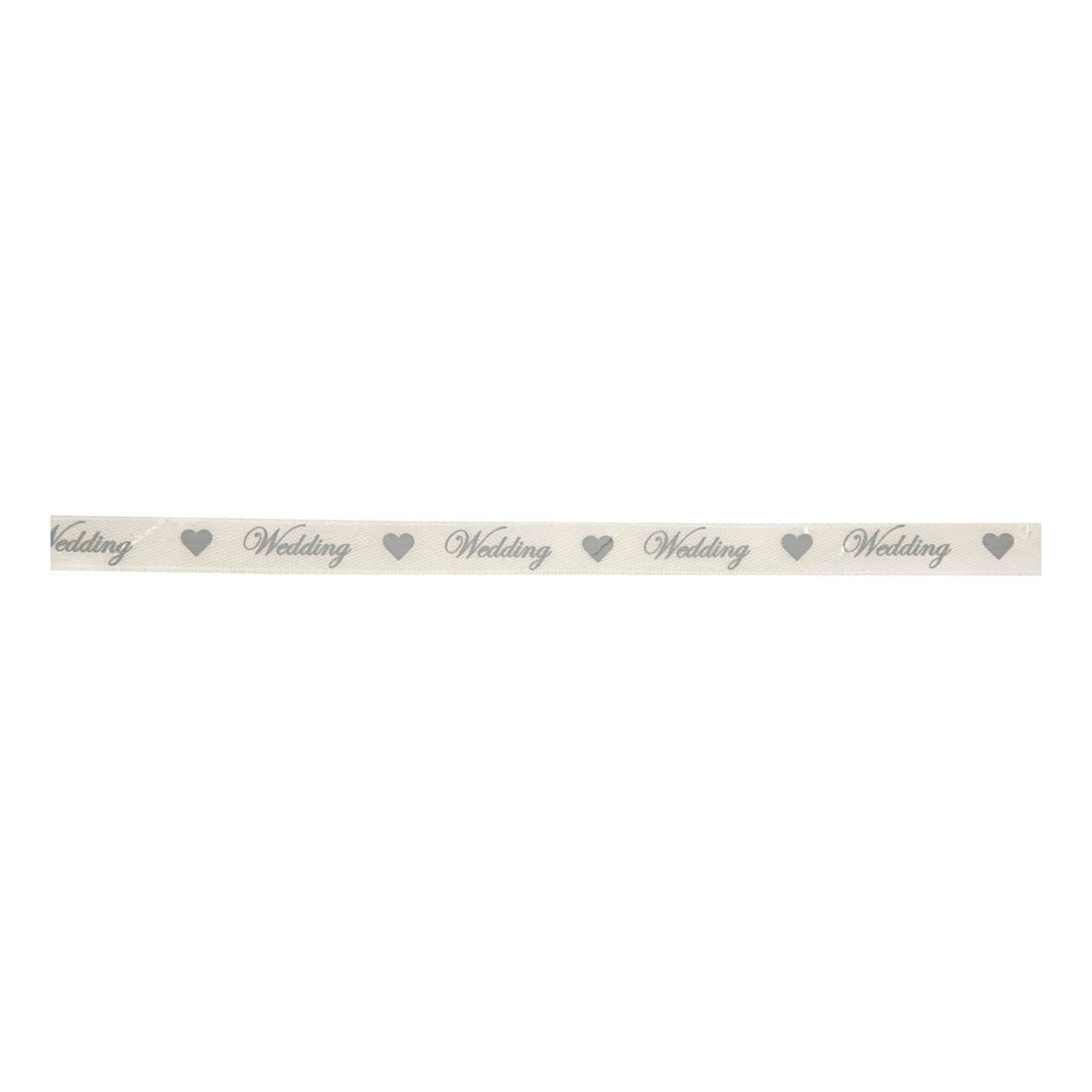 Creativ Company Satin ribbon Off-White, 10m