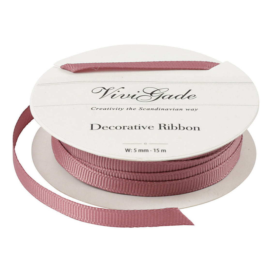 Creativ Company Decoration Lint Pink, 15m