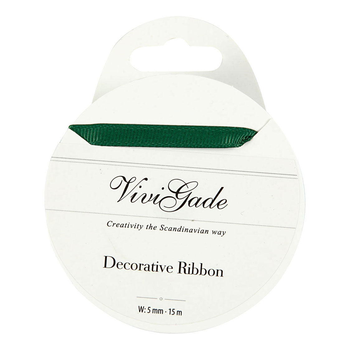 Creative Company Decoration Lint Green, 15m