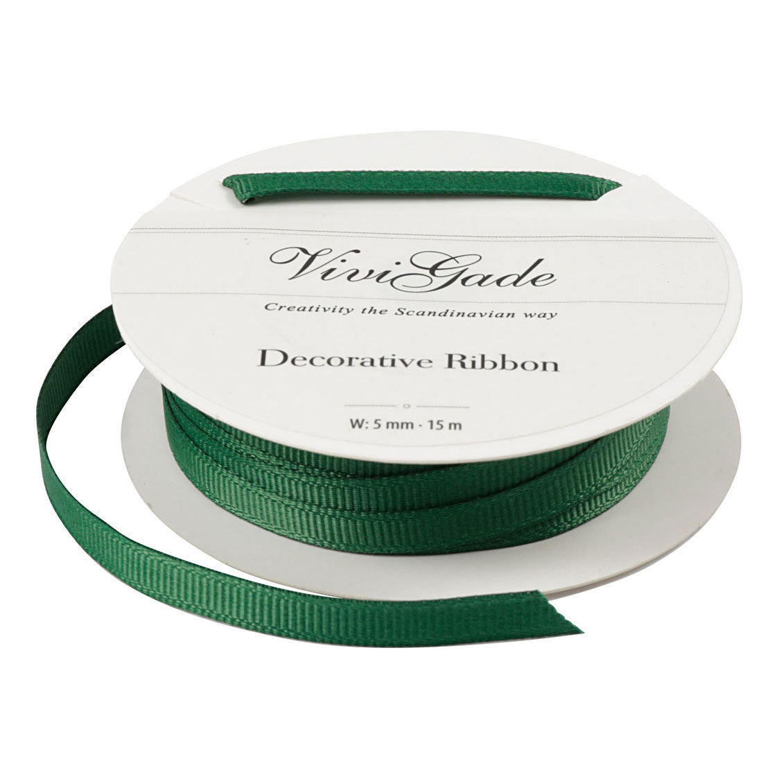 Creative Company Decoration Lint Green, 15m