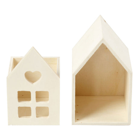 Creativ Company House en bois avec tiroir, 10,8 cm