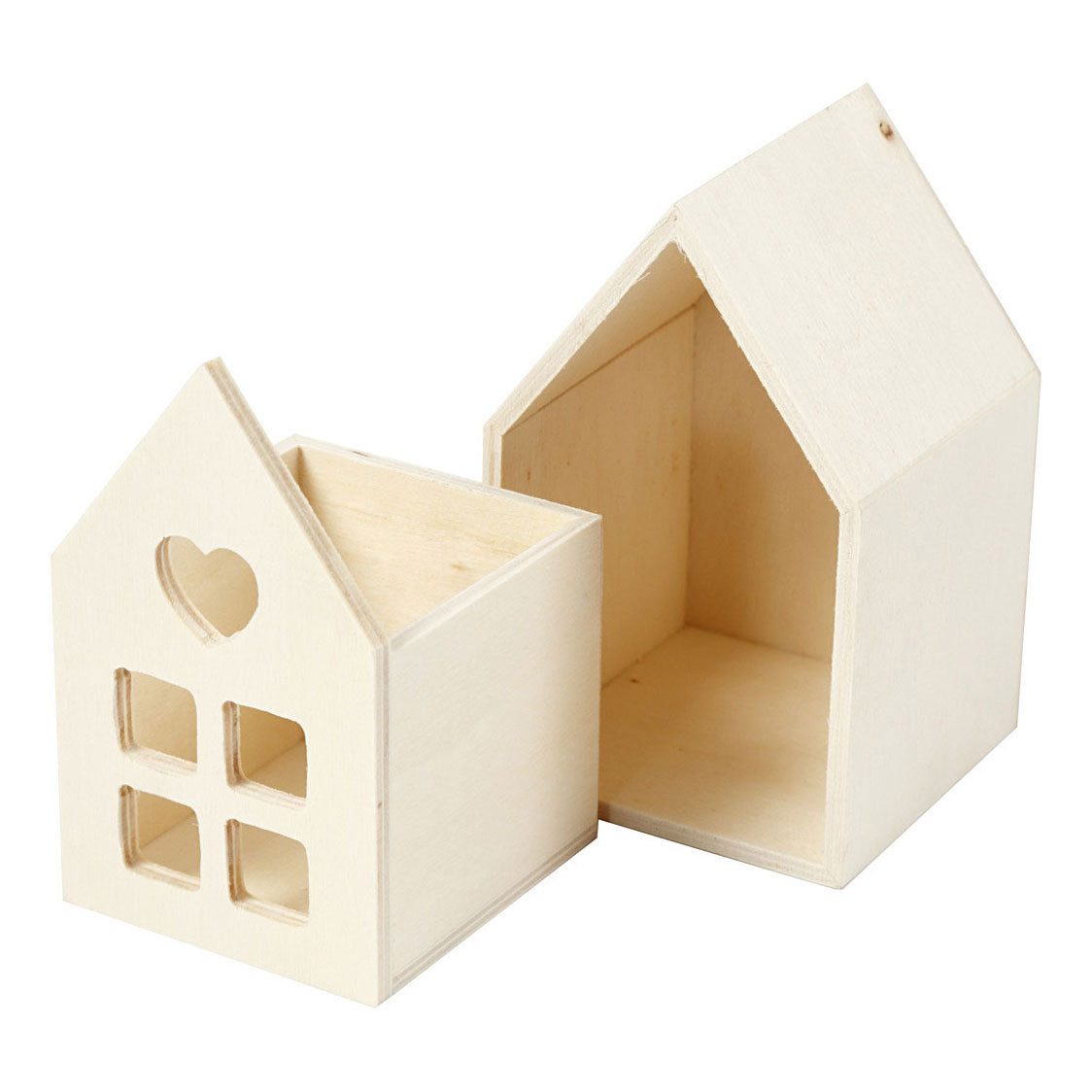 Creativ Company Wooden House se zásuvkou, 10,8 cm