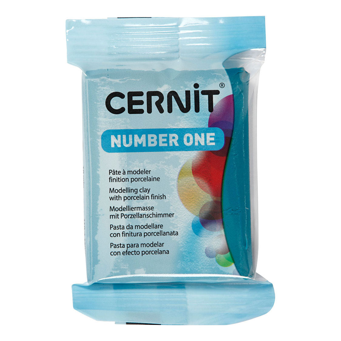 Creativ Company Cernit Monteing Klei Duck Blue, 56 gramos