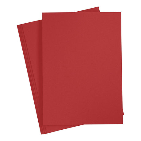 Creativ Company Cardboard Red A4 220G, 10st.