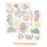 Creative Company Rub-On Stickers Ocean, 2 ark