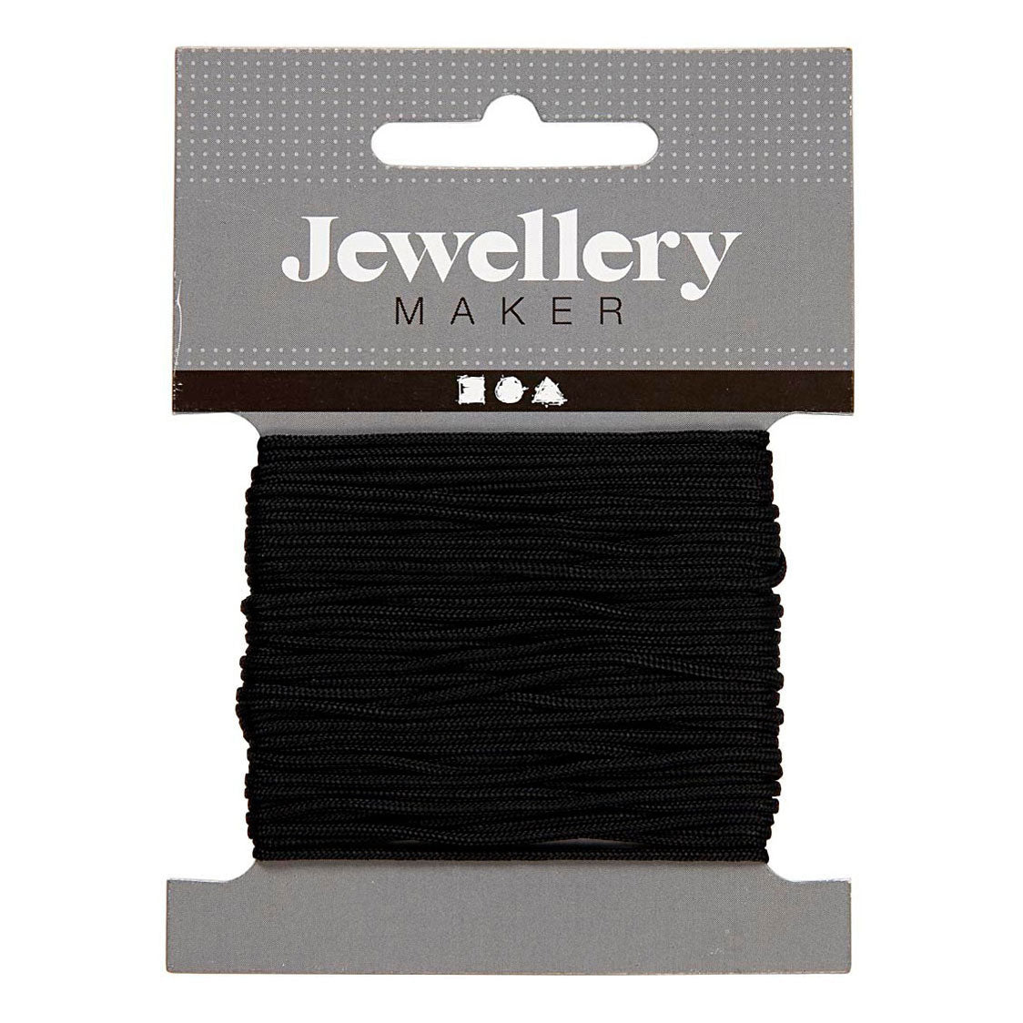 Creativ Company Macrame Cord Black, 10m