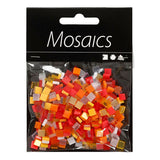 Creativ Company Mini Mosaic Red Orange 5x5 mm, 25 grammes