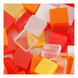 Creativ Company Mini Mosaic Red Orange 5x5 mm, 25 grammes