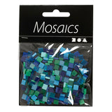 Creativ Company Mini Mosaic Blo Gréng 5x5mm, 25 Gramm