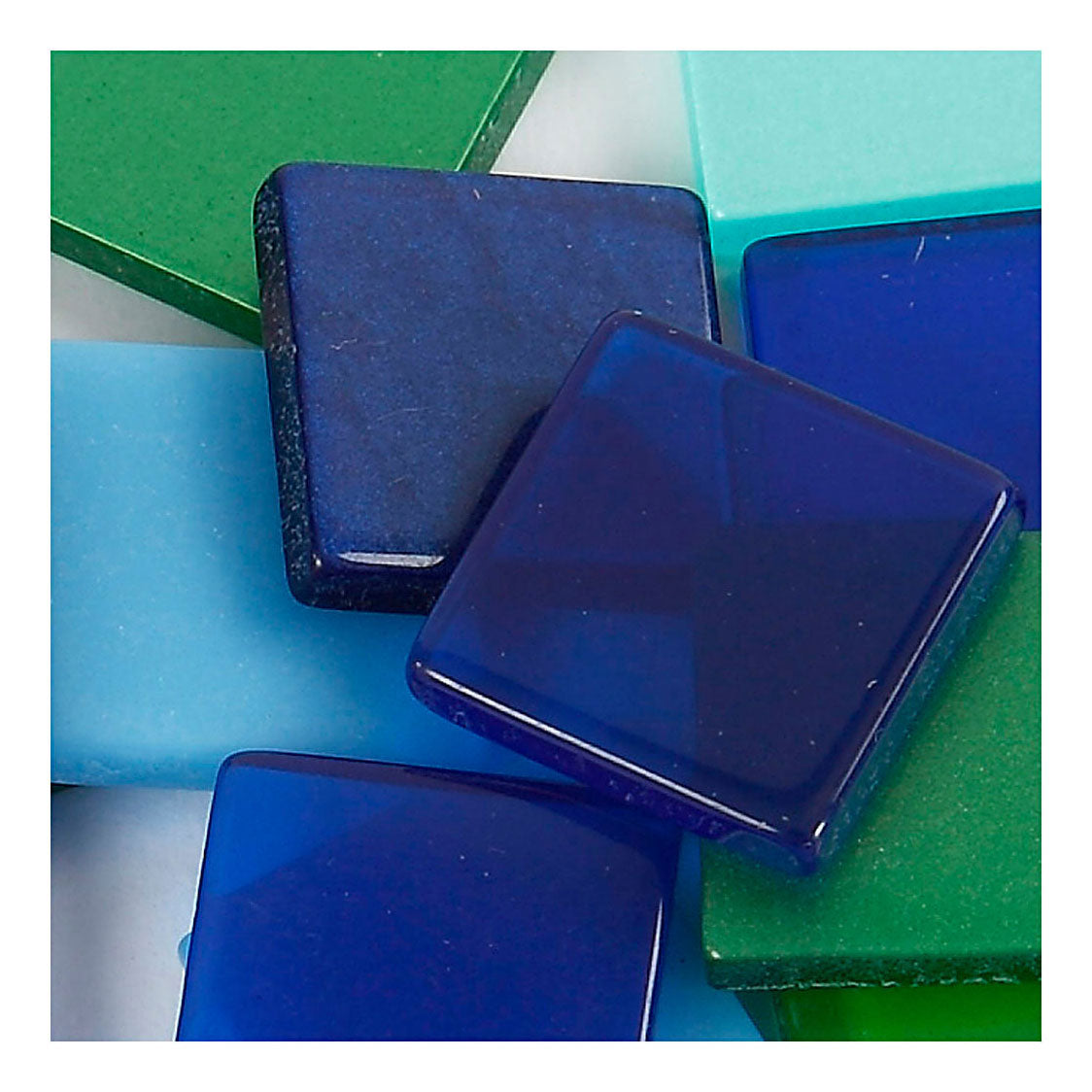 Creativ Firma Mini Mosaic bloen Green 10x10mm, 25 Gramm