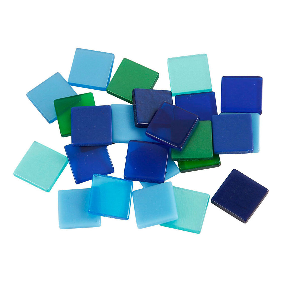 Creativ Firma Mini Mosaic bloen Green 10x10mm, 25 Gramm