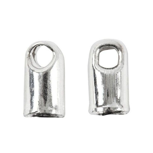 Cretiv Company End Cap Silvered, 10st.