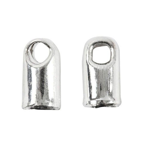 Cretiv Company End Cap Silvered, 10st.