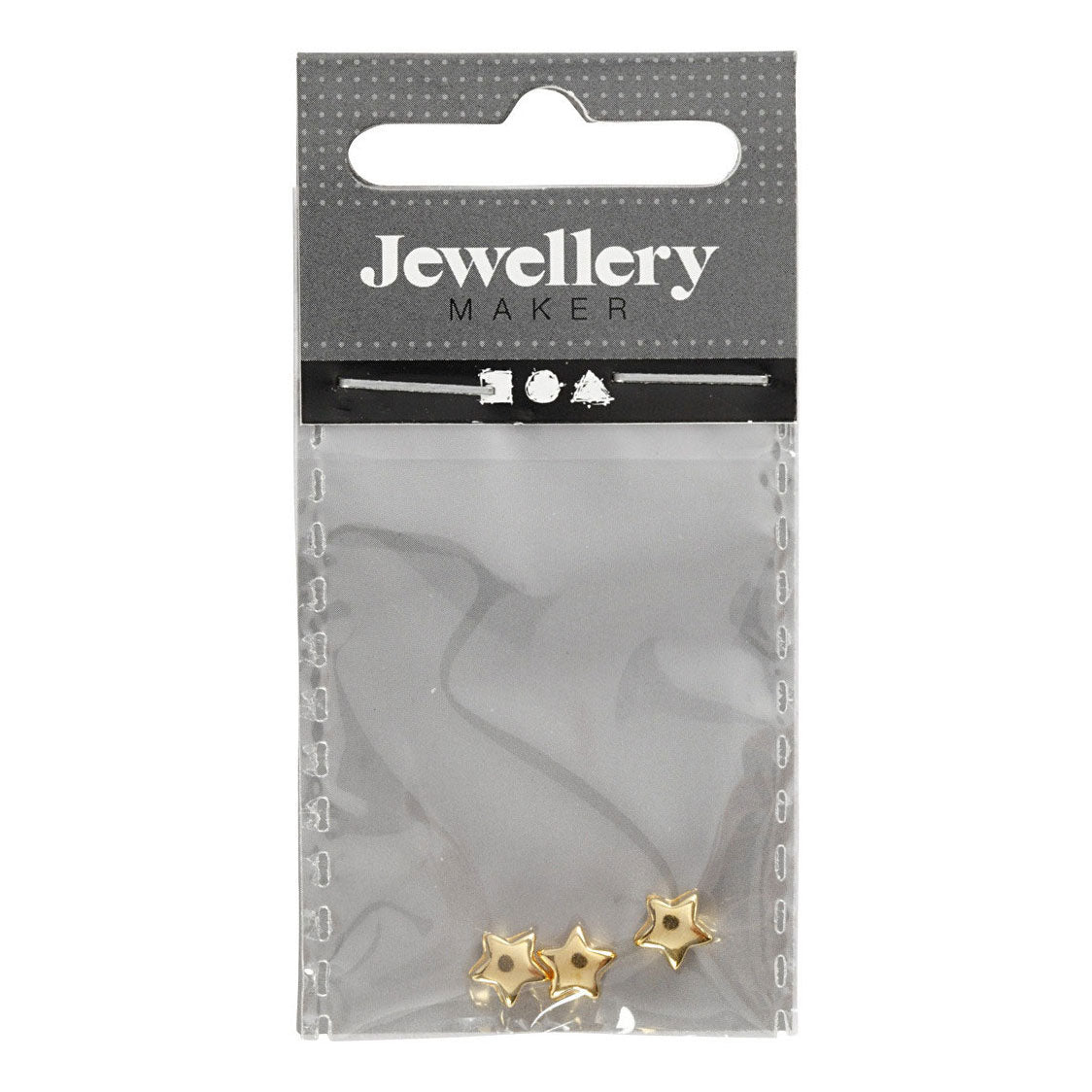 Creativ Company Spacer Beads Gilded, 3st.