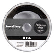 Société créative https: www.ccobby.nl polyester-cord-thickness-1-mm-black-50-m-1-roll