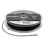 Société créative https: www.ccobby.nl polyester-cord-thickness-1-mm-black-50-m-1-roll