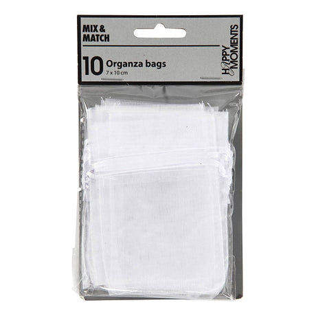 Sacs d'organza de compagnie Creativ avec reflux de peluches