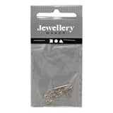 Société créative https: www.ccobby.nl boucles d'oreilles-de-chaîne-l-70-mm-plaqué-argent-1-paire
