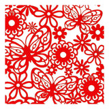 Creativ Company Pattern Carton Red, 10st.