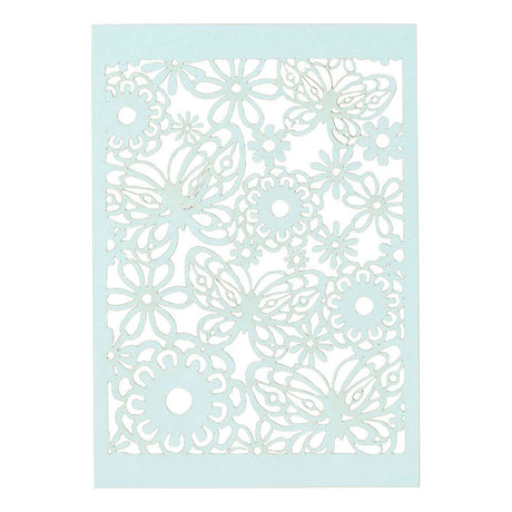 Crétiv Company Pattern Carton Light Blue, 10st.