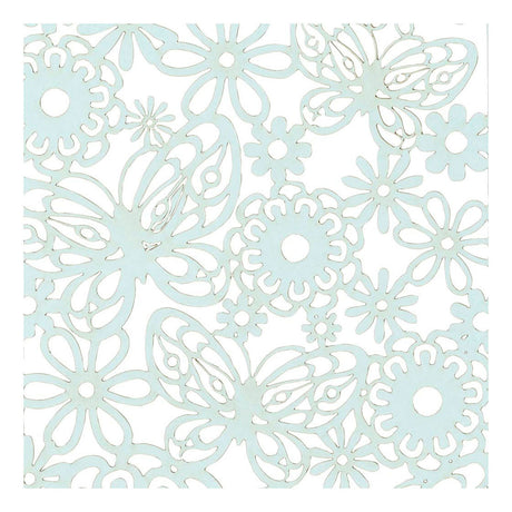 Crétiv Company Pattern Carton Light Blue, 10st.
