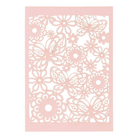 Creativ Company Pattern Carton Light Rood, 10e.