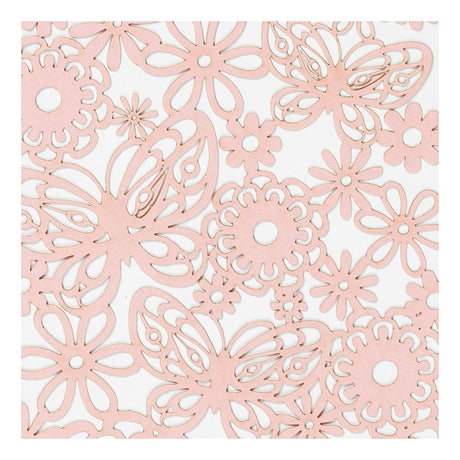 Creativ Company Pattern Carton Light Rood, 10e.