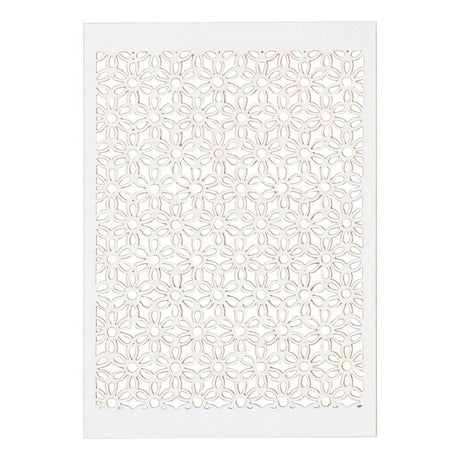 Crétiv Company Pattern Carton Flower Blanc, 10e.