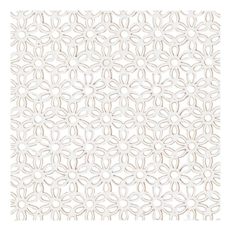 Crétiv Company Pattern Carton Flower Blanc, 10e.