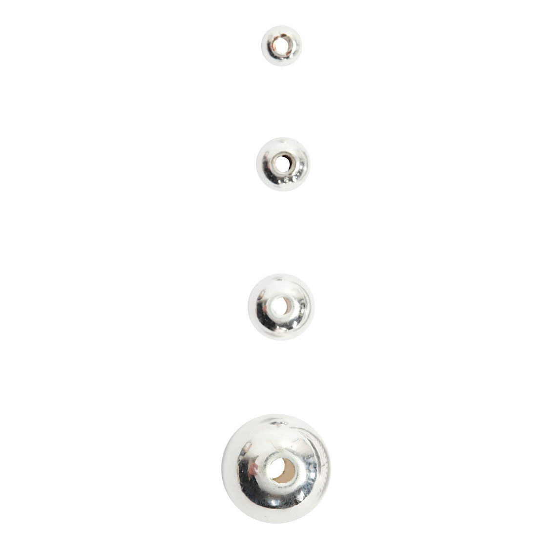 Creative Company Beads Silver, 50st.