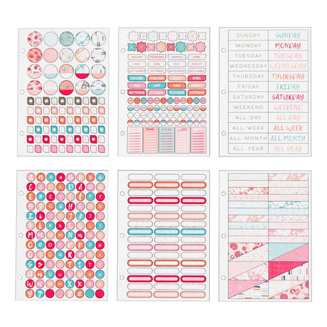Creativ Company StickerBoek Aquarel A5 pour Planner, 578st.