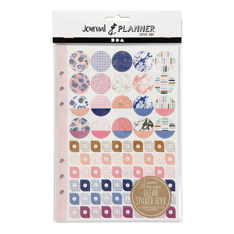 Société créative https: www.ccobby.nl livre d'autocollants-fleurs-a5-gold-purple-pink-1-piece