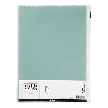 Creativ Company Vellum Paper A4 bleu clair, 10 feuilles