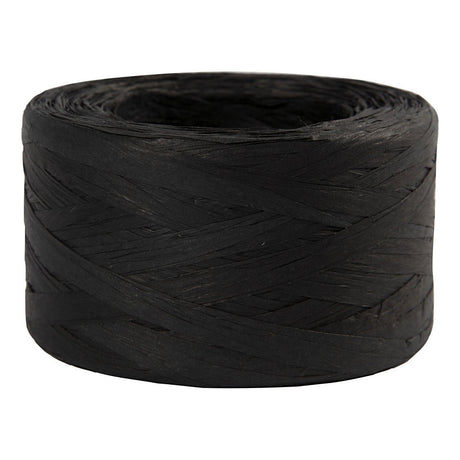 Creativ Company Paper Raffia Yarn Black, 100m