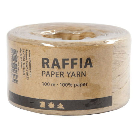 Creativ Company Paper Raffia Raffia Yarn Sand Color, 100m