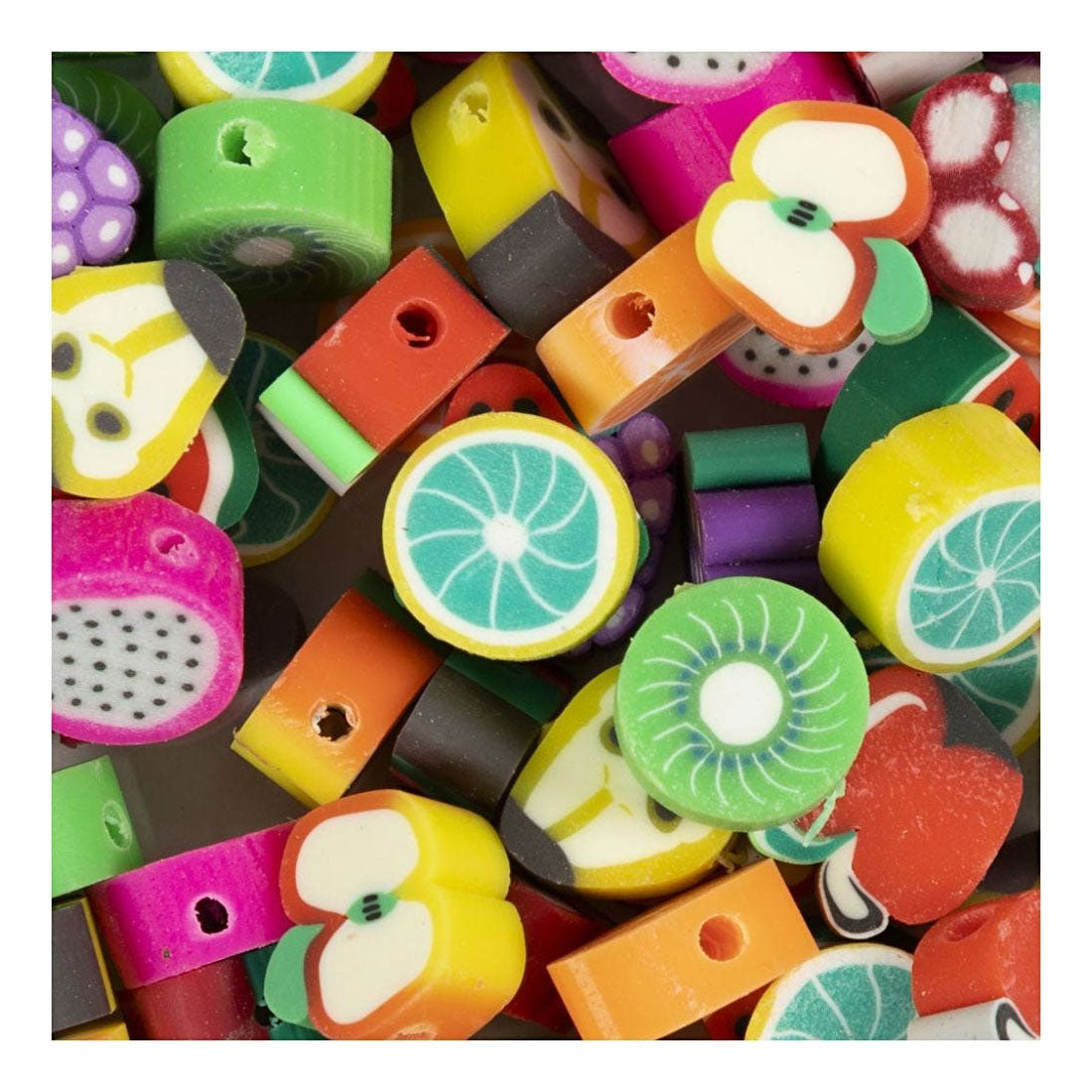 Société créative http: www.ccobby.nl figure-beads-fruit-d-10-mm-hole-size-1-5-mm-60-piece-1-box