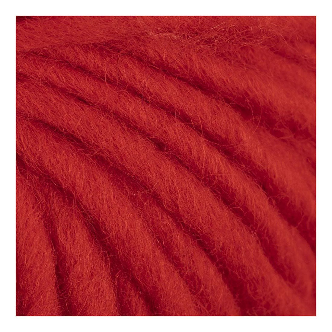 Fil de laine Creativ company rouge - fil à tricoter 50 m pour le crochet et le bricolage.