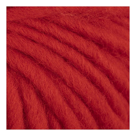 Fil de laine Creativ company rouge - fil à tricoter 50 m pour le crochet et le bricolage.