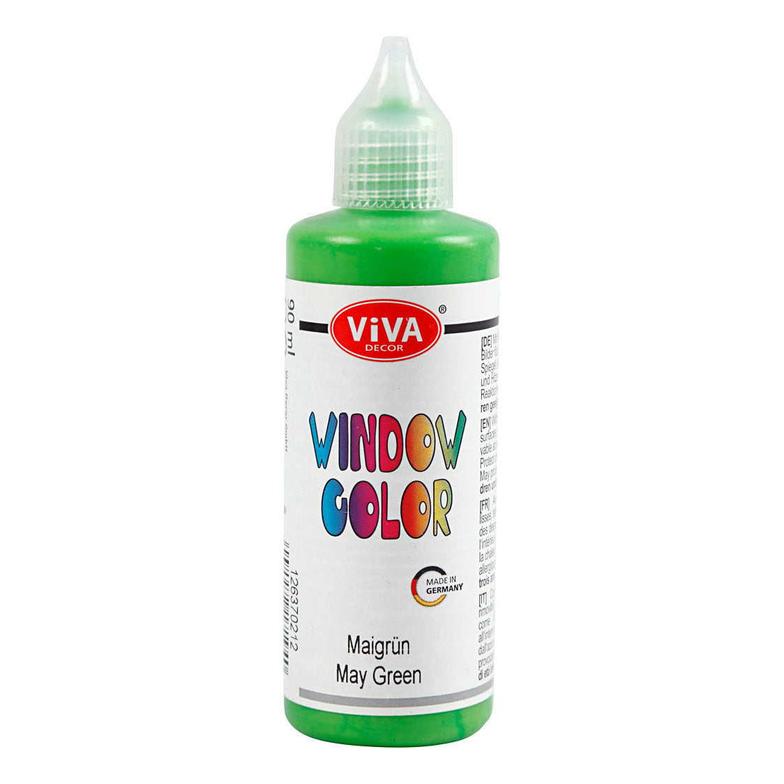 Creative Company Window Color Adesivo e vetro Vernice Verde chiaro, 90 ml