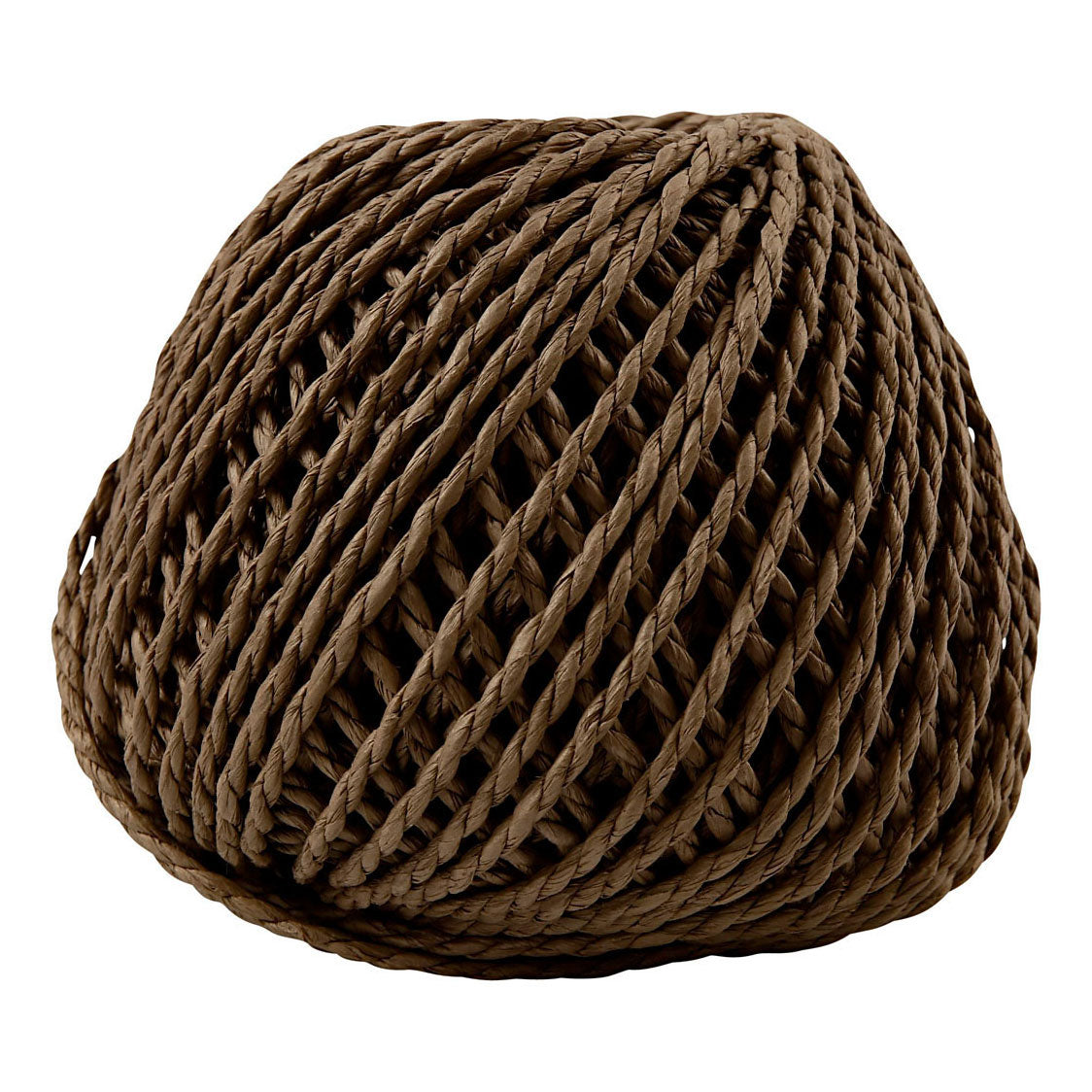 Creative Company Paper Yarn Dark Brown, 40m