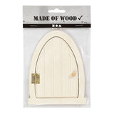 Creative Company Wooden Miniature Door con cardini, 13x10cm