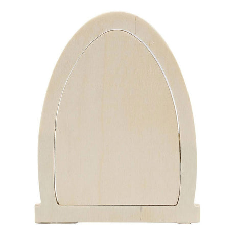 Creativ Company Porte miniature en bois avec charnières, 13x10cm