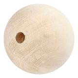 Creativ company perle en bois 80 mm taille de trou 12 mm