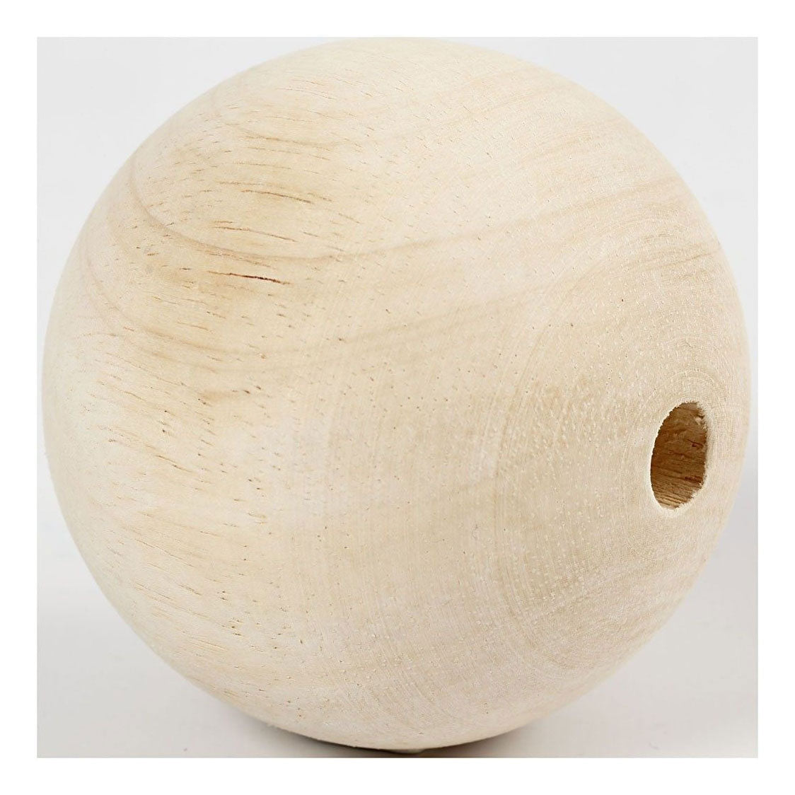 Creativ company perle en bois 80 mm taille de trou 12 mm