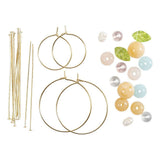 Creativ Company Mini Hobbyset Boucles d'oreilles avec des perles