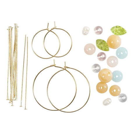 Creativ Company Mini Hobbyset Boucles d'oreilles avec des perles