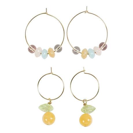Creativ Company Mini Hobbyset Boucles d'oreilles avec des perles