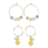 Creativ Company Mini Hobbyset Boucles d'oreilles avec des perles