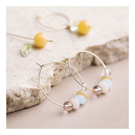 Creativ Company Mini Hobbyset Boucles d'oreilles avec des perles